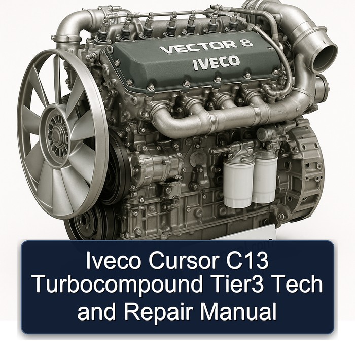 Iveco Cursor C13 Turbocompound Tier3 Tech Service Repair Workshop Manual PDF