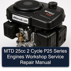 MTD P25 25CC 2 Cycle Series Engines Service Repair Workshop Manual PDF