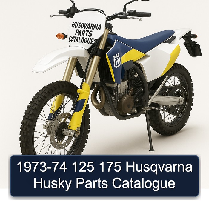 1973-1974 Husqvarna Parts Catalogues 125 175 Husky Catalog PDF
