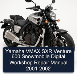 2001-2002 Yamaha Vmax SXR Venture 600 Snowmobile Digital Service Repair Workshop Manual PDF