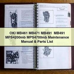 OKI MB461 MB471 MB491 MPS4200MB MPS4700MB Parts Catalog PDF