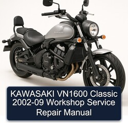 2002-2009 Aprilia Classic Kawasaki VN1600 Service Repair Workshop Manual PDF