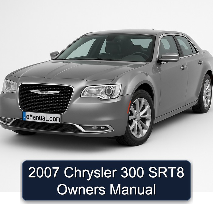 2007 Chrysler 300 SRT8 Owners Owner's Manual PDF