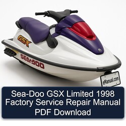 1998 SEA-DOO GSX Limited Service Repair Workshop Manual PDF