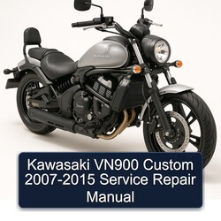 2007-2015 Kawasaki Vulcan VN900 Custom Service Repair Workshop Manual PDF