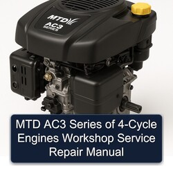 MTD AC3 Series 4-CYCLE Engines Service Repair Workshop Manual PDF