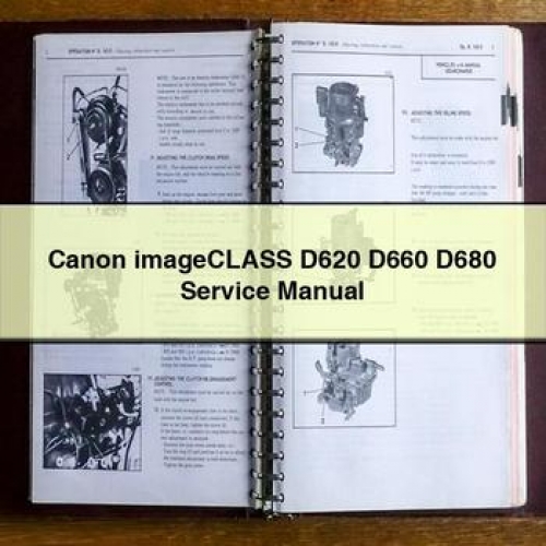 Canon Imageclass D620 D660 D680 Service Repair Workshop Manual PDF