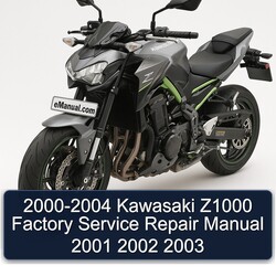 2000-2004 Kawasaki Z Series Z1000 Service Repair Workshop Manual PDF