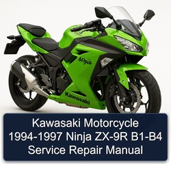 1994-1997 Kawasaki Ninja Motorcycle - ZX-9R B1-B4 Service Repair Workshop Manual PDF