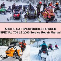 2000 Arctic CAT Snowmobile Powder Special 700 LE Service Repair Workshop Manual PDF