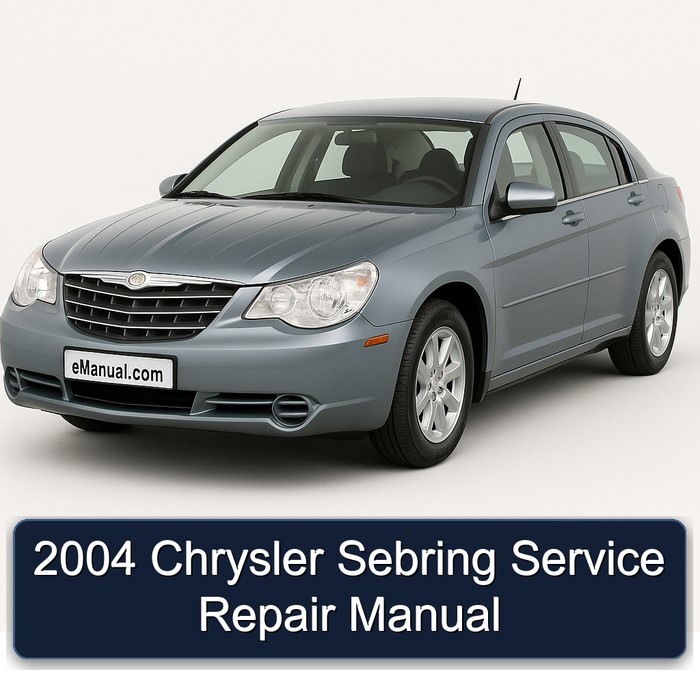 2004 Chrysler Sebring Service Repair Workshop Manual PDF