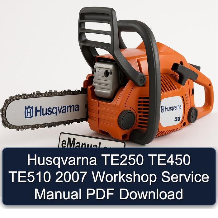 2007 Husqvarna TE Models TE250 TE450 TE510 Service Repair Workshop Manual PDF