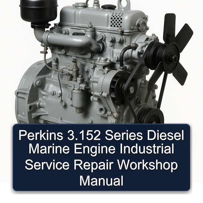 Perkins 3.152 Series Diesel Marine Engine Industrial Service Repair Workshop Manual PDF