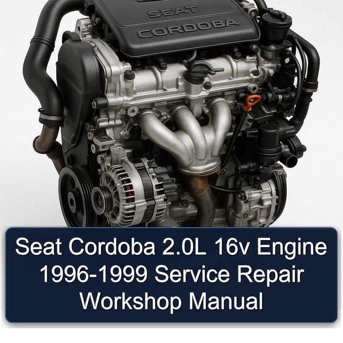 1996-1999 Seat Cordoba 2.0l 16V Engine Service Repair Workshop Manual PDF