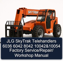 JLG Skytrak Telehandlers 6036 6042 8042 10042 10054 / Service Repair Workshop Manual PDF