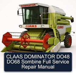 Claas Dominator DO48 DO68 Sombine Service Repair Workshop Manual PDF
