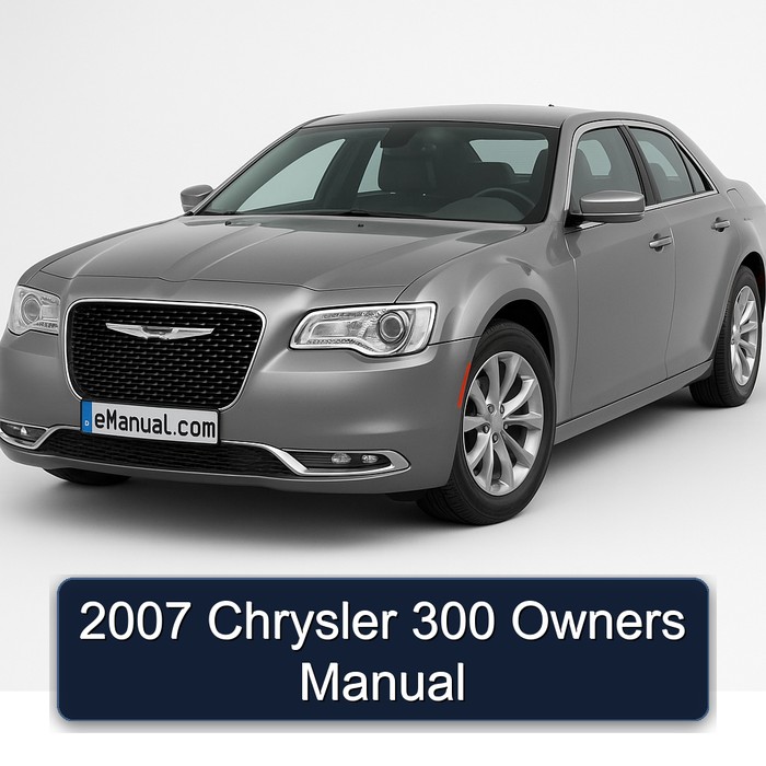 2007 Chrysler 300 Owners Owner's Manual PDF