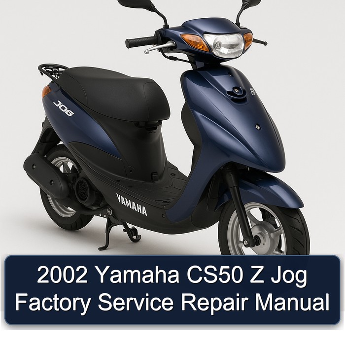 2002 Yamaha Jog CS50 Z Service Repair Workshop Manual PDF