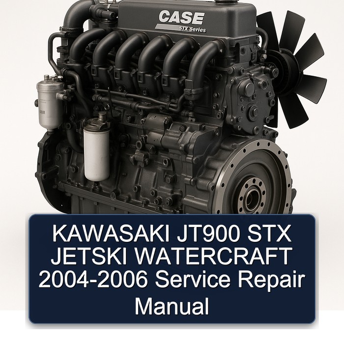 2004-2006 Case STX Series Kawasaki JT900 Jetski Watercraft Service Repair Workshop Manual PDF