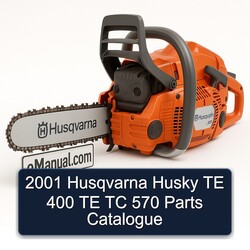 2001 Husqvarna Husky TE 400 TC 570 Parts Catalog PDF