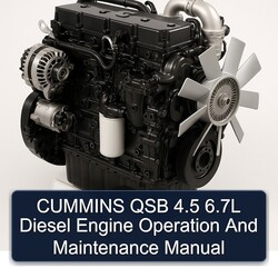 Cummins ISB / Isbe QSB Series 4.5 6.7l Diesel Engine Operation Maintenance Service Repair Workshop Manual PDF