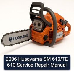 2006 Husqvarna SM 610/te 610 Service Repair Workshop Manual PDF