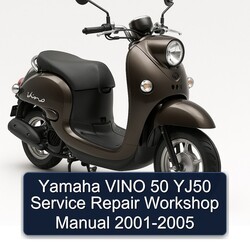 2001-2005 Yamaha Vino 50 YJ50 Service Repair Workshop Manual PDF