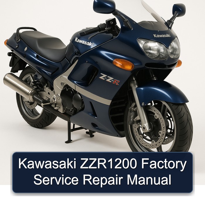 Kawasaki ZZ R Series ZZR1200 Service Repair Workshop Manual PDF