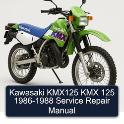 1986-1988 Kawasaki KMX Models KMX125 125 Service Repair Workshop Manual PDF