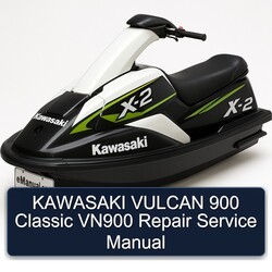 Kawasaki Vulcan 900 Classic VN900 Service Repair Workshop Manual PDF
