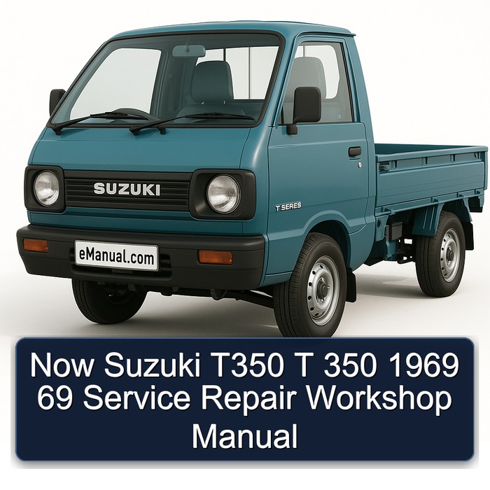 1969 Suzuki T Series Now T350 350 69 Service Repair Workshop Manual PDF