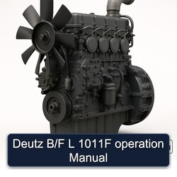 Deutz B FL BFL Series B/f L 1011F Operation Service Repair Workshop Manual PDF