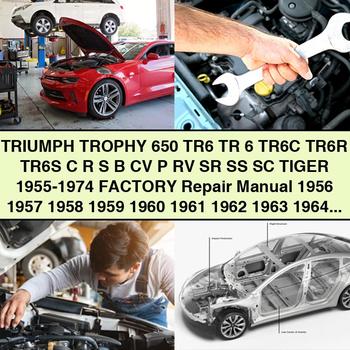 1955-1974 Triumph Trophy 650 TR6 TR 6 TR6C TR6R TR6S C R S B CV P RV SR SS SC Tiger Service Repair Workshop Manual PDF