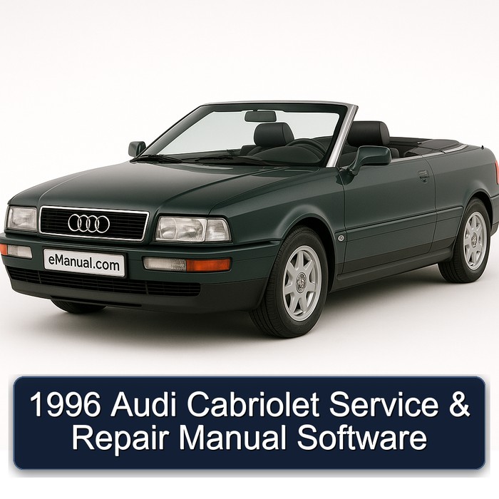 1996 Audi Cabriolet Software Service Repair Workshop Manual PDF
