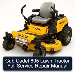 Cub Cadet 805 Lawn Tractor Service Repair Workshop Manual PDF