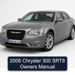 2006 Chrysler 300 SRT8 Owners Owner's Manual PDF