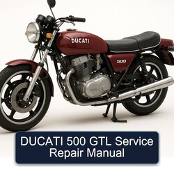 Ducati 500 GTL Service Repair Workshop Manual PDF