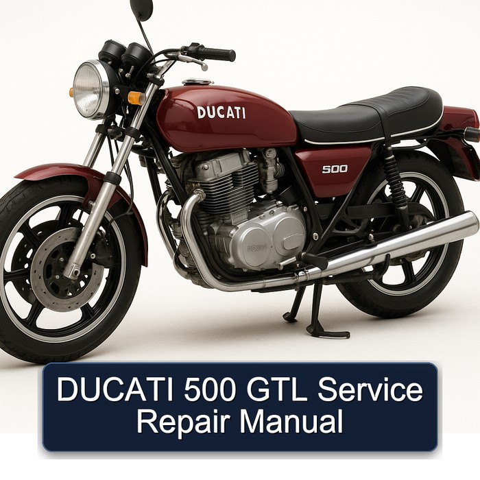 Ducati 500 GTL Service Repair Workshop Manual PDF