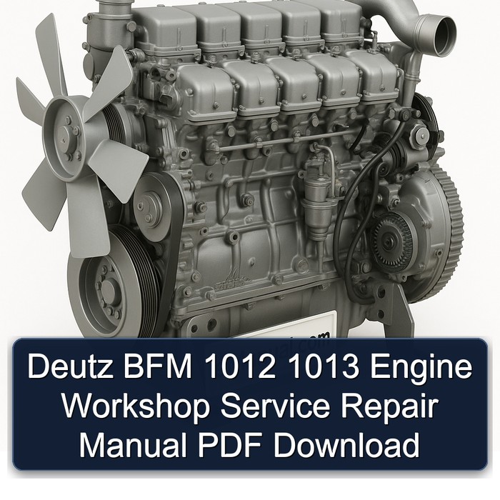 Deutz 1012 BFM 1013 Engine Service Repair Workshop Manual PDF