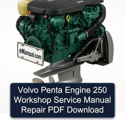 Volvo Penta Engine 250 Service Repair Workshop Manual PDF