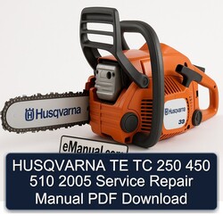 2005 Husqvarna TC Models TE 250 450 510 Service Repair Workshop Manual PDF