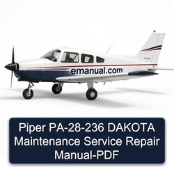 Piper Pa-28-236 Dakota Service Repair Workshop Manual PDF