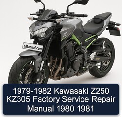 1979-1982 Kawasaki Z Series Z250 KZ305 Service Repair Workshop Manual PDF