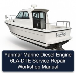 Yanmar Marine Diesel Engine 6LA-DTE Service Repair Workshop Manual PDF