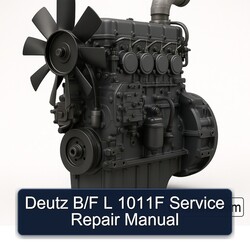 Deutz B FL BFL Series B/f L 1011F Service Repair Workshop Manual PDF
