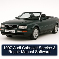 1997 Audi Cabriolet Software Service Repair Workshop Manual PDF