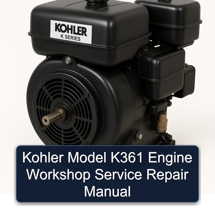Kohler K Series Model K361 Engine Service Repair Workshop Manual PDF