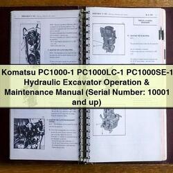 Komatsu Pc1000-1 Pc1000lc-1 Pc1000se-1 Hydraulic Excavator Operation (serial Number: 10001 Up) Service Repair Workshop Manual PDF