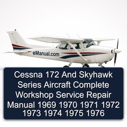 1969-1976 Cessna 172 Skyhawk Series Aircraft Service Repair Workshop Manual PDF