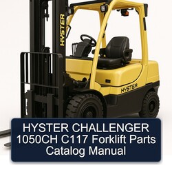 Hyster Challenger 1050CH C117 Forklift Parts Catalog PDF